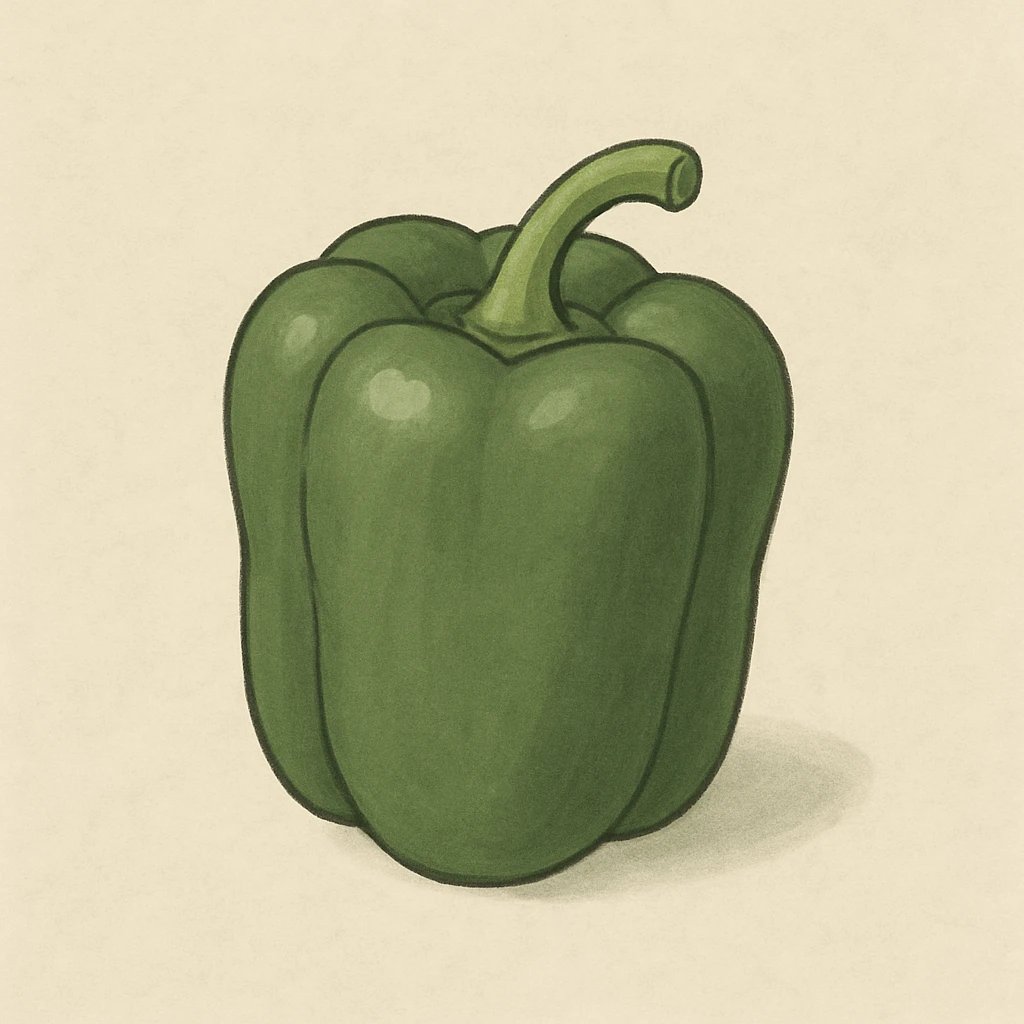 Picture of Green Pepper note