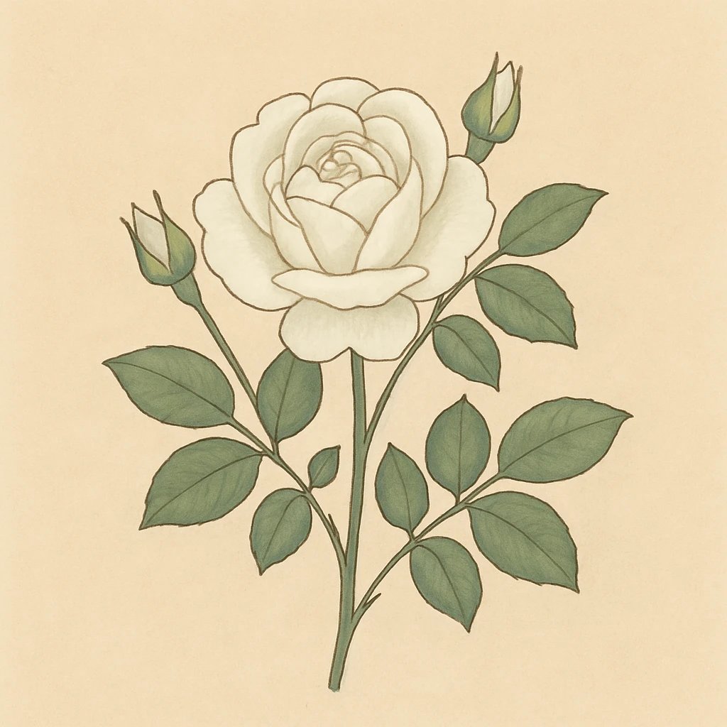 Picture of Alba Rose note