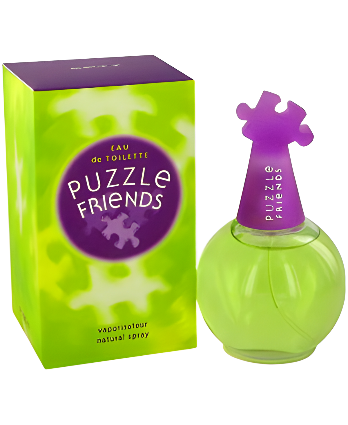 Puzzle Friends by Coty perfume bottle