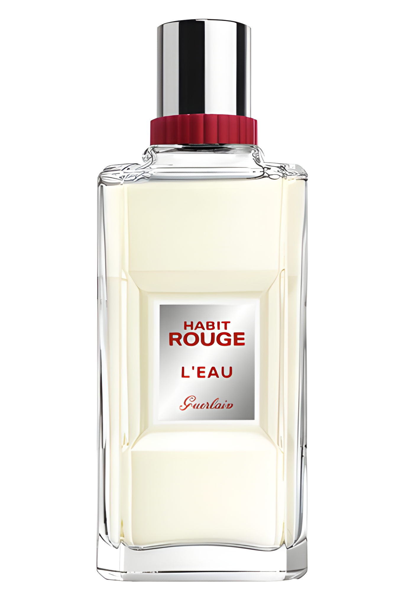 Habit Rouge L'Eau by Guerlain perfume bottle