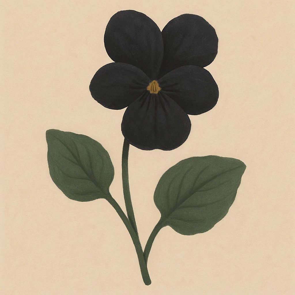 Picture of Black Violet note