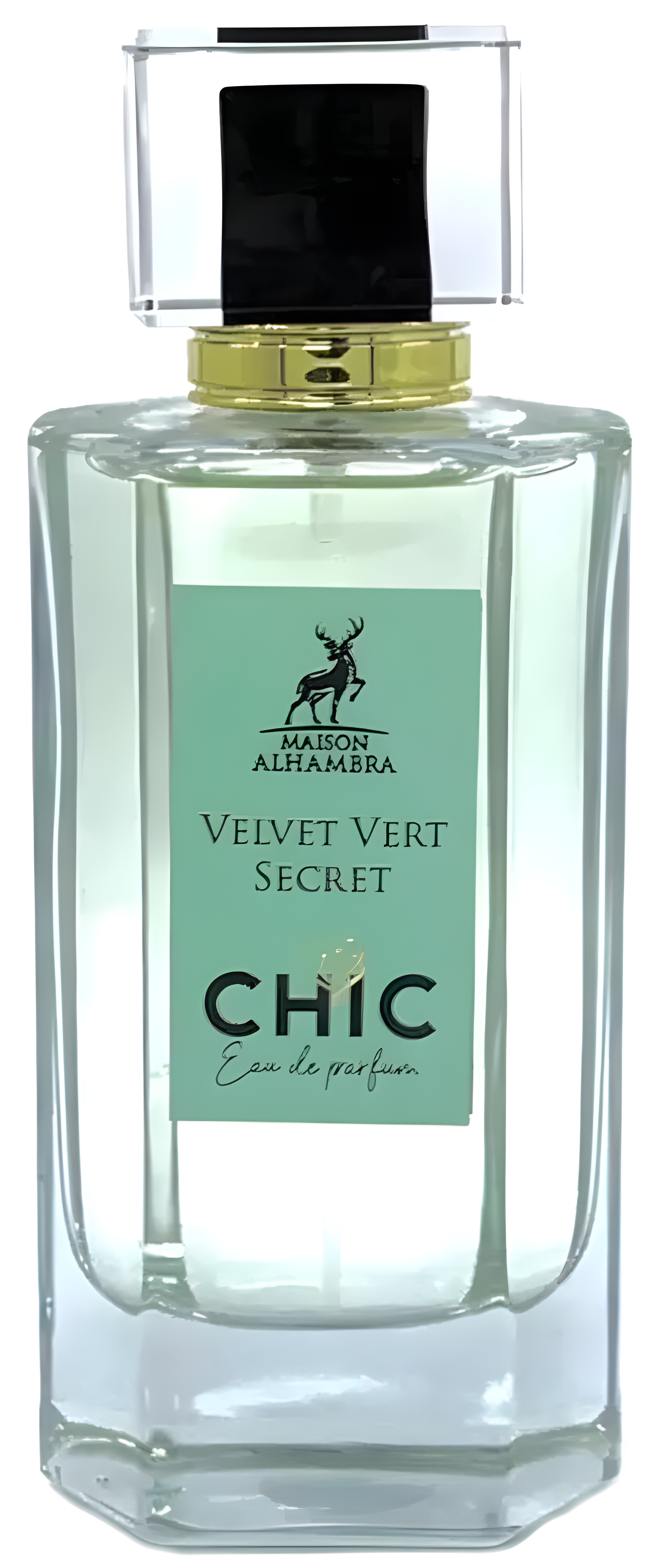 Chic Velvet Vert Secret by Maison Alhambra perfume bottle