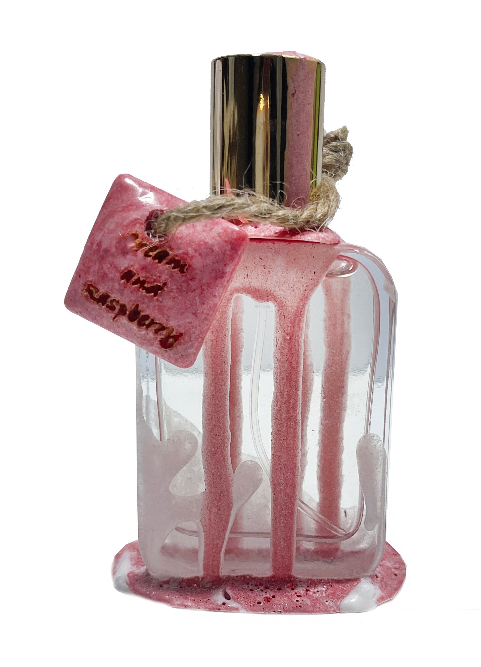 Cream and Raspberry by 1973 perfume bottle