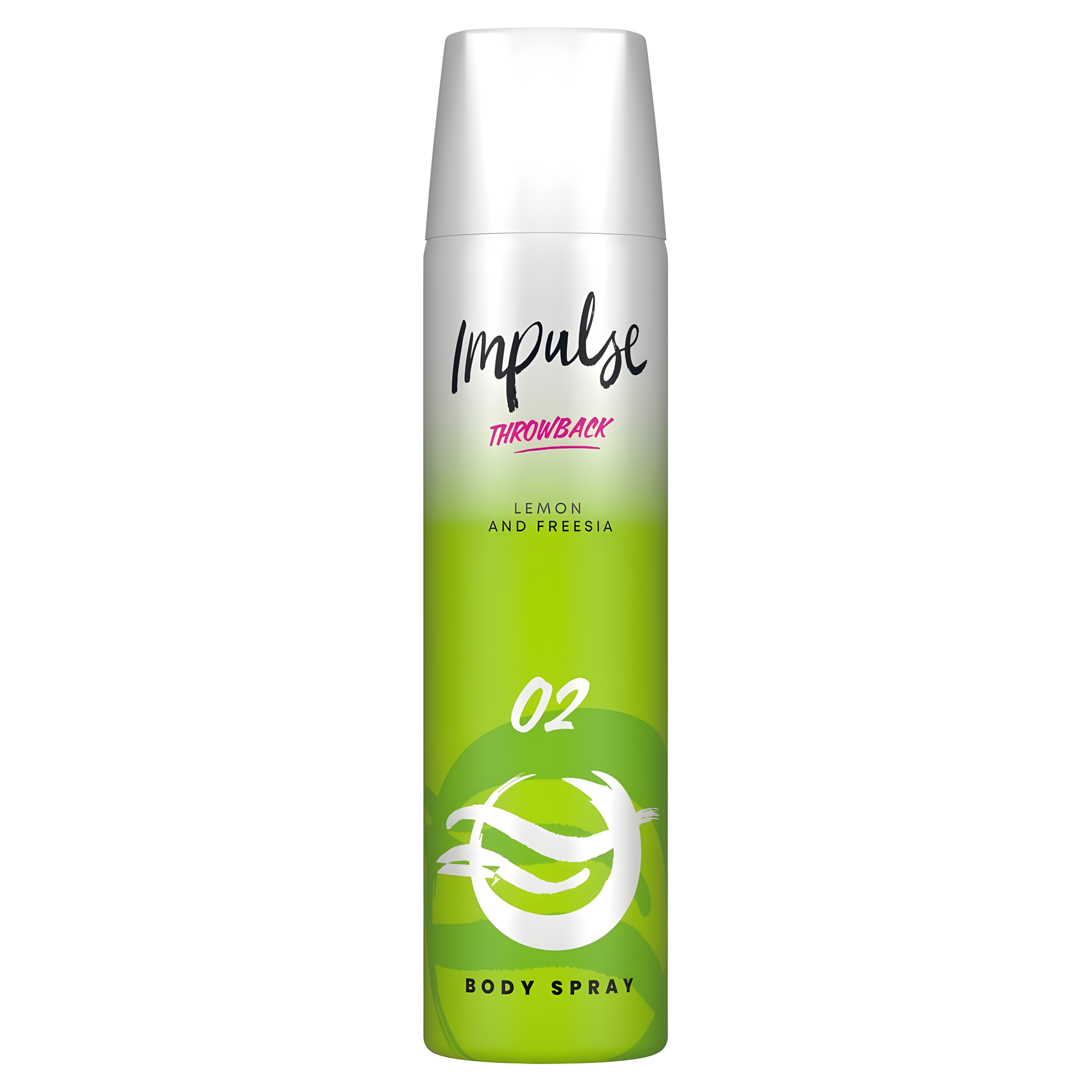 Throwback O2 by Impulse perfume bottle