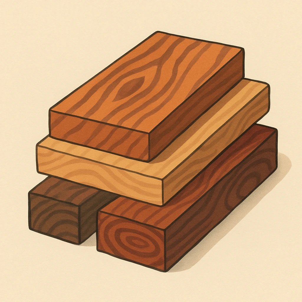 Picture of Exotic Woods note
