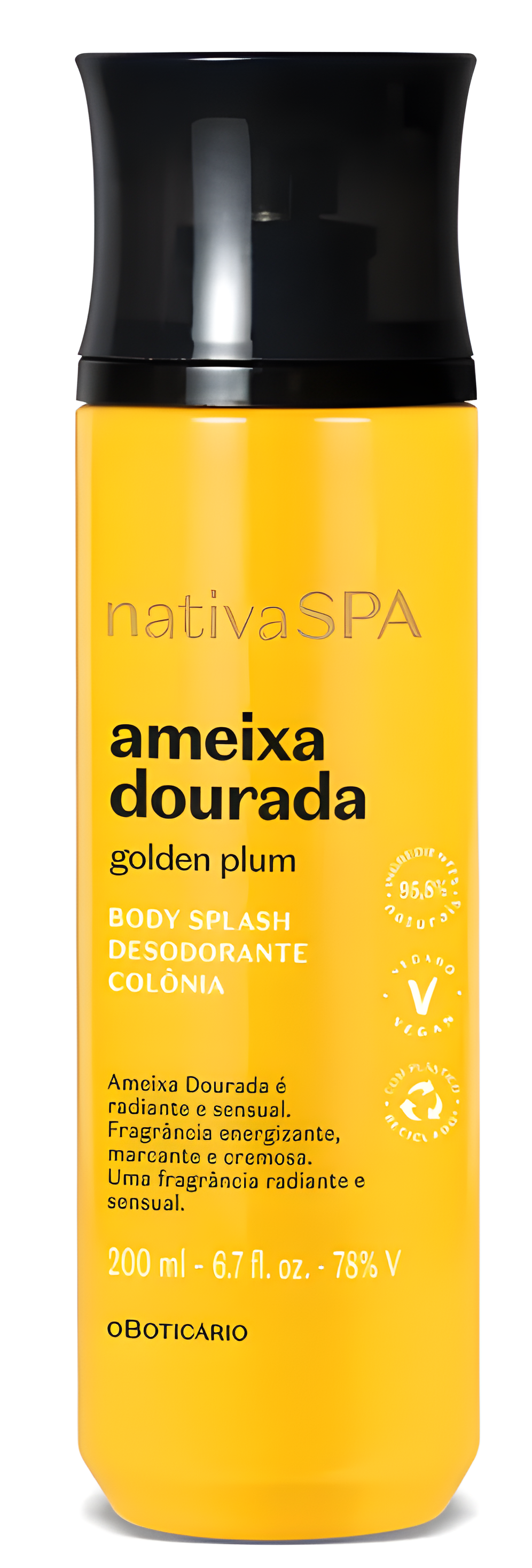 Ameixa Dourada by O Boticário perfume bottle