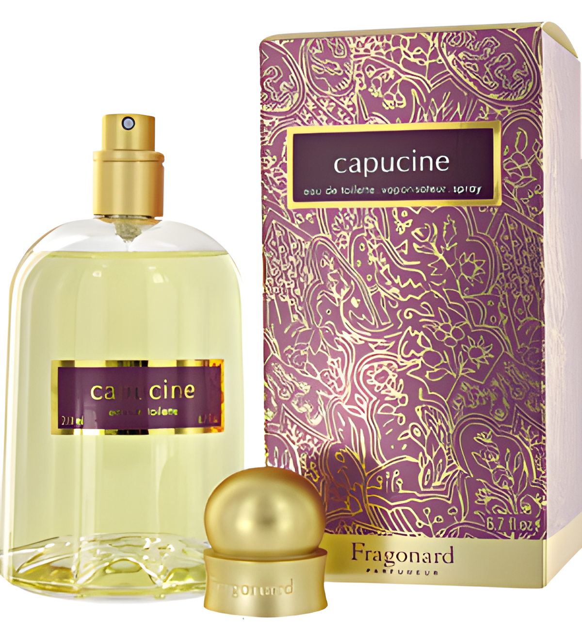 Capucine by Fragonard perfume bottle