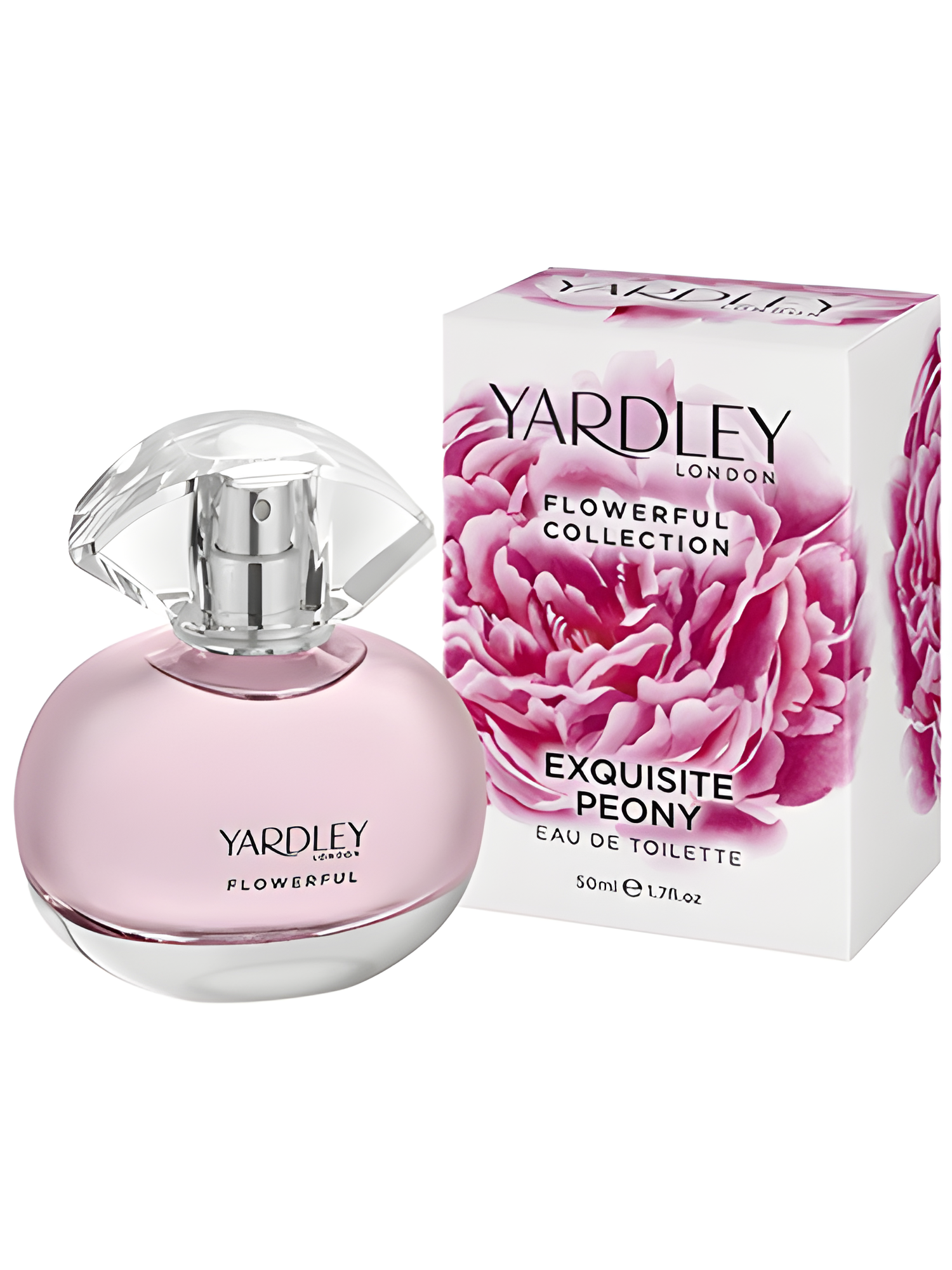 Exquisite Peony by Yardley perfume bottle