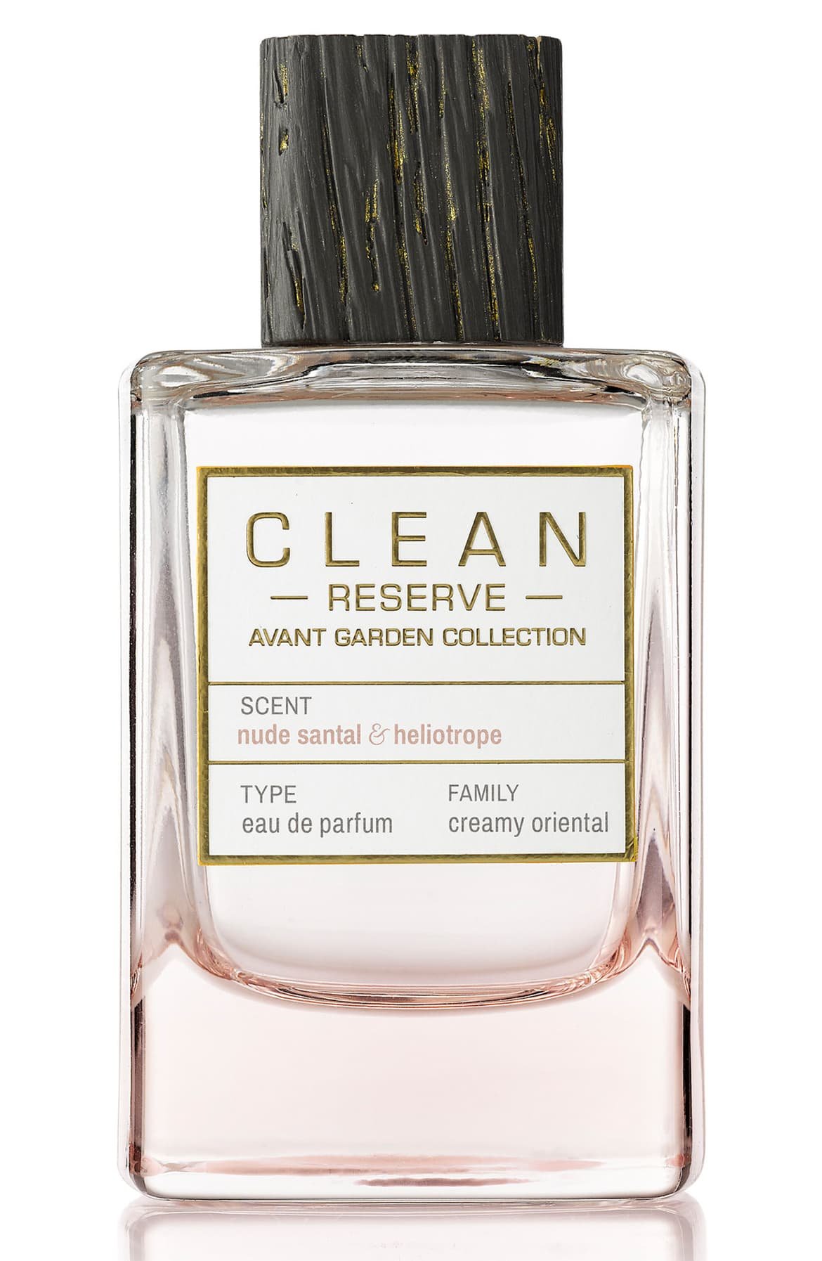 Nude Santal & Heliotrope by Clean perfume bottle