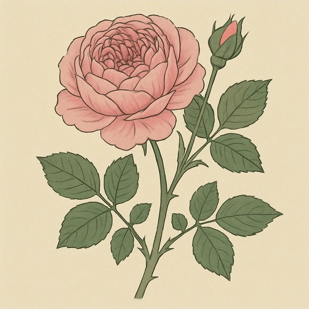 Picture of Grasse Rose Centifolia note