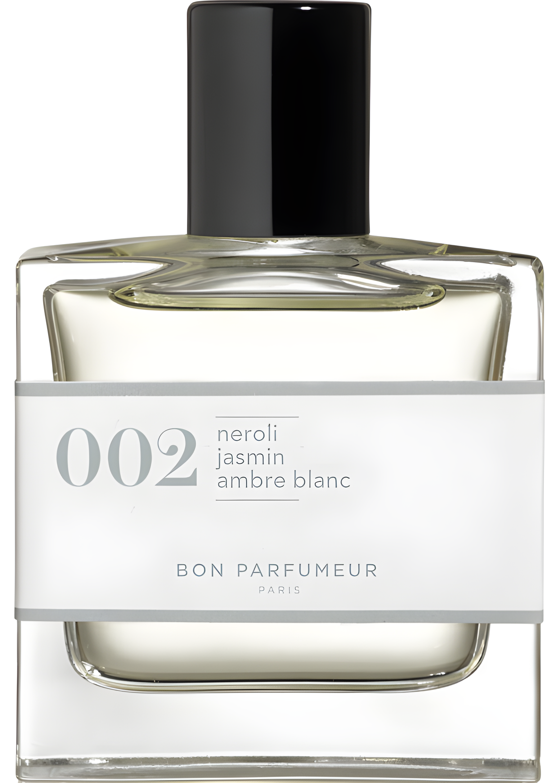 002 Neroli, Jasmin, Ambre Blanc by Bon Parfumeur perfume bottle