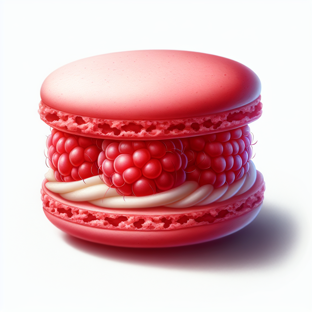 Picture of Raspberry Macaron note