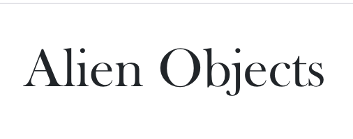 Picture of Alien Objects brand