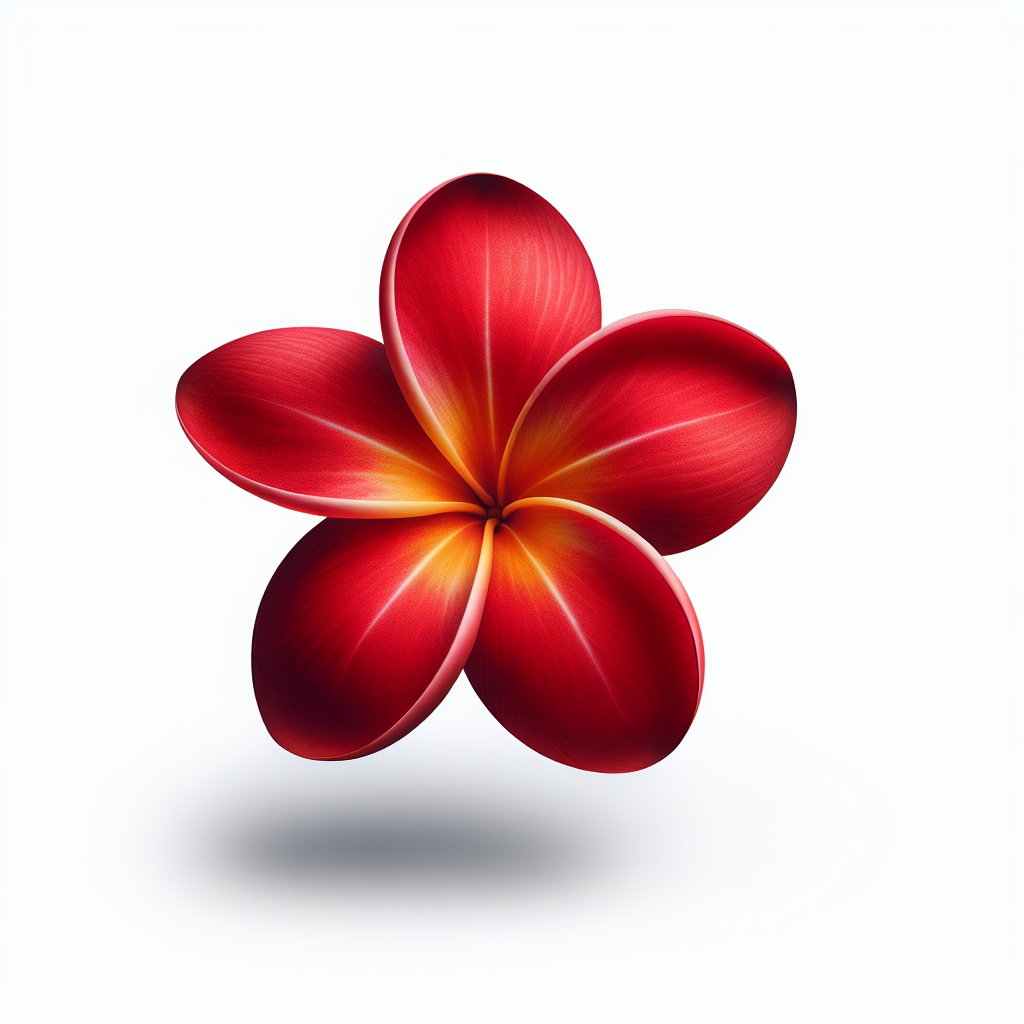 Picture of Red Frangipani note