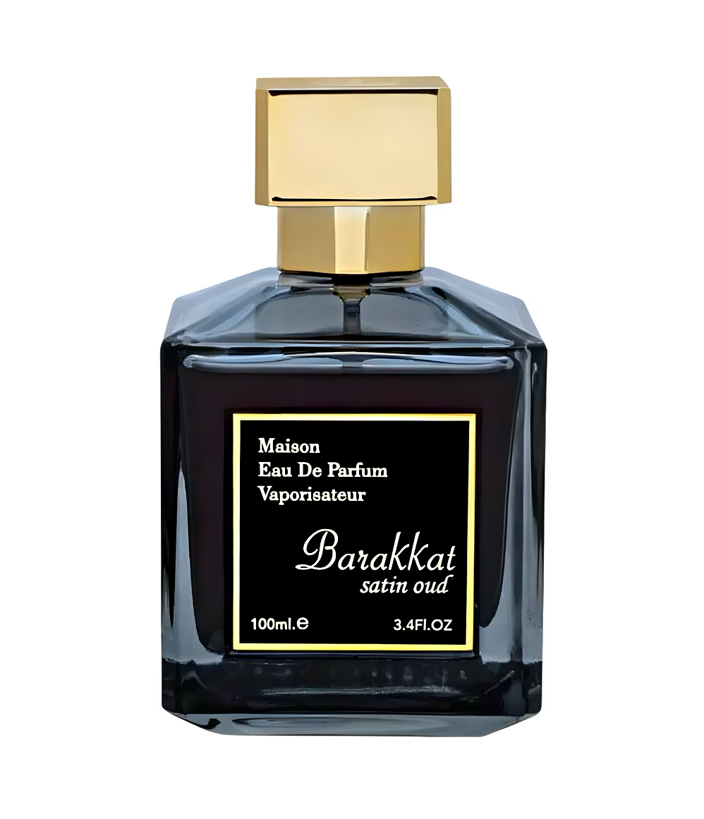 Barakkat Satin Oud by Fragrance World perfume bottle