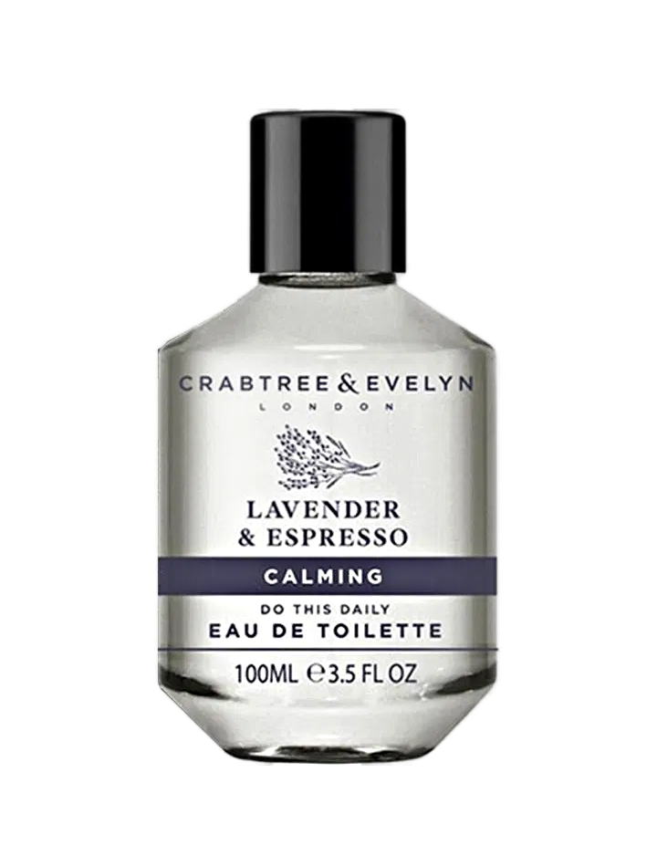 Lavender & Espresso by Crabtree & Evelyn perfume bottle