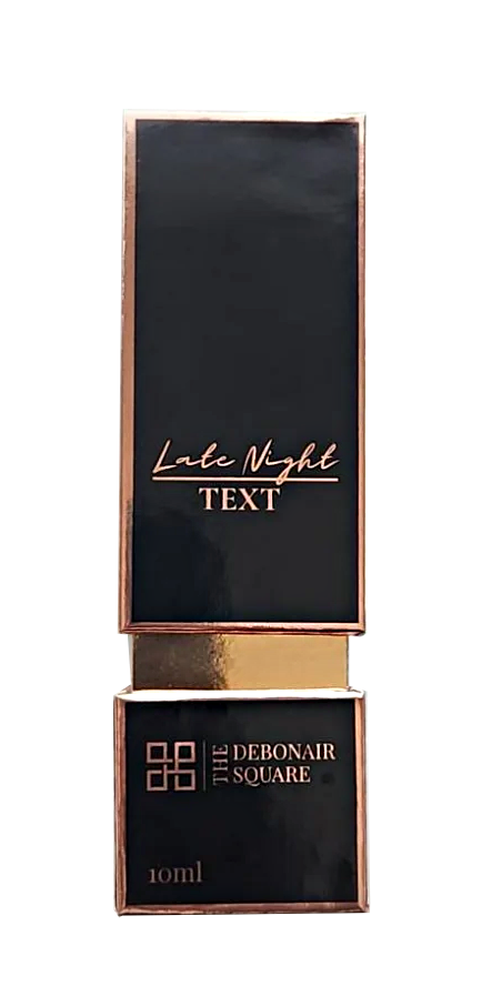 Late Night Text by The Debonair Square perfume bottle