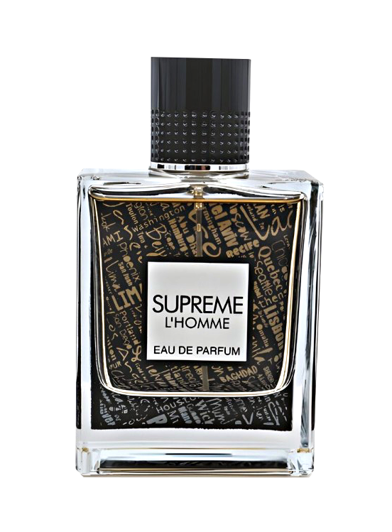 Supreme L'Homme White EDP by Fragrance World perfume bottle