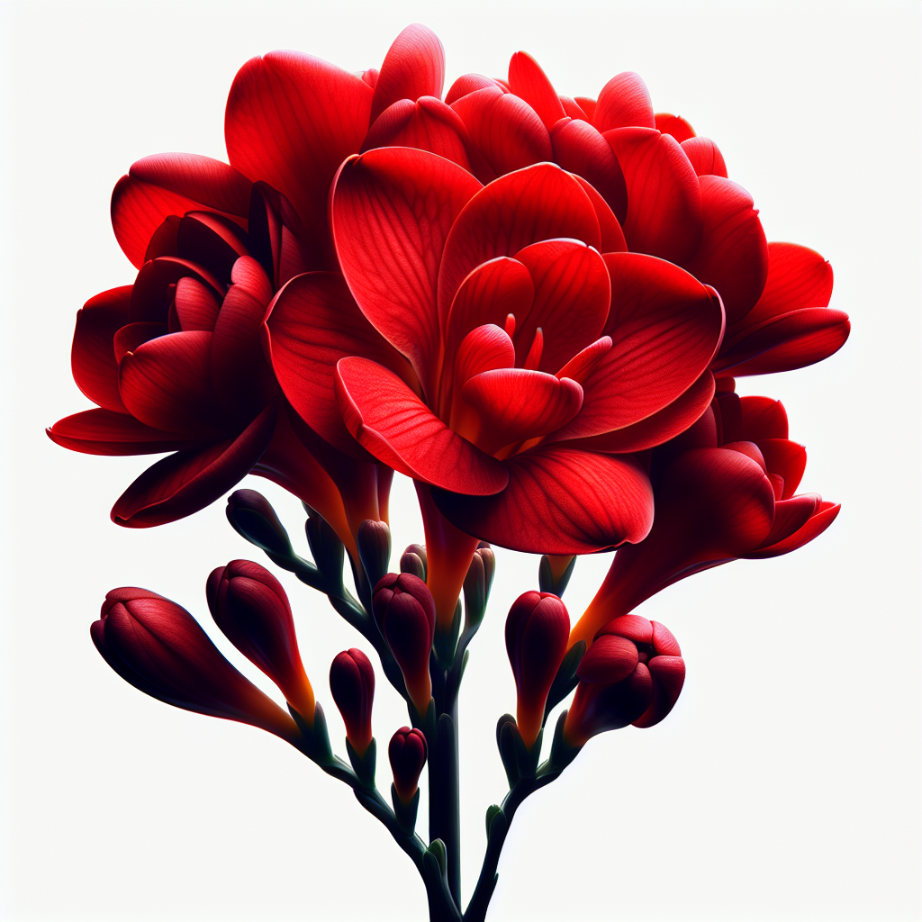 Picture of Red Freesia note