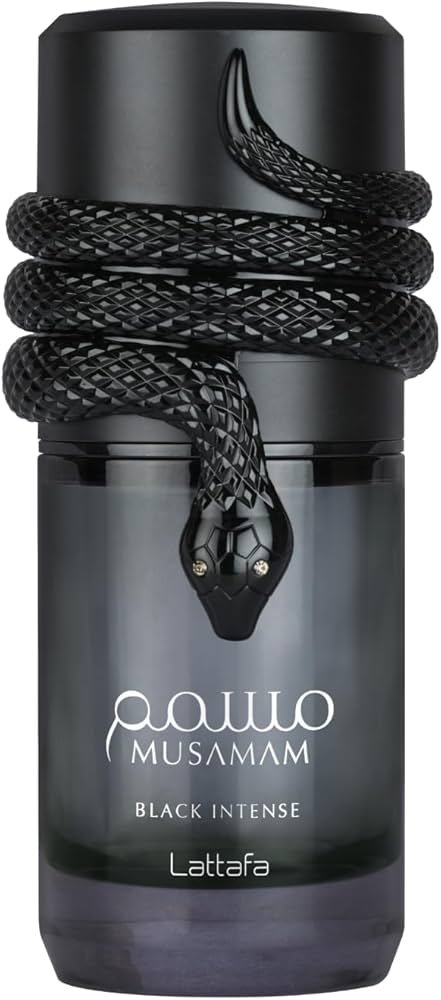 Musamam Black Intense by Lattafa Perfumes perfume bottle
