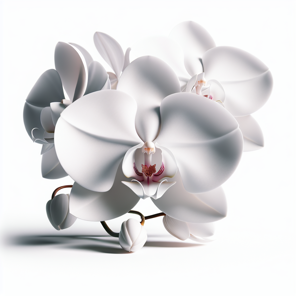 Picture of White Orchid note