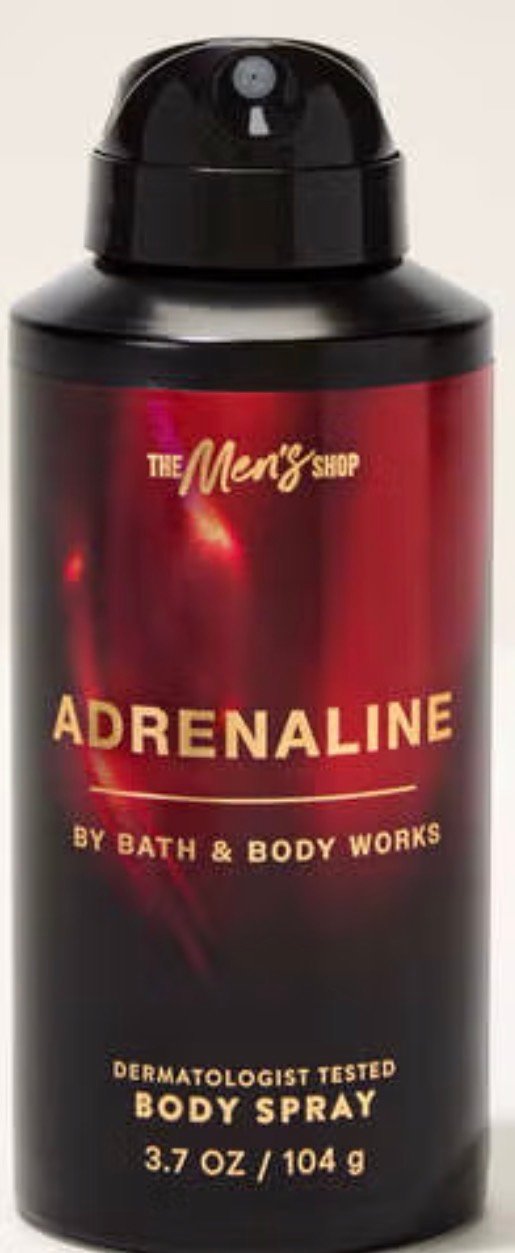 Adrenaline Body Spray by Bath & Body Works perfume bottle