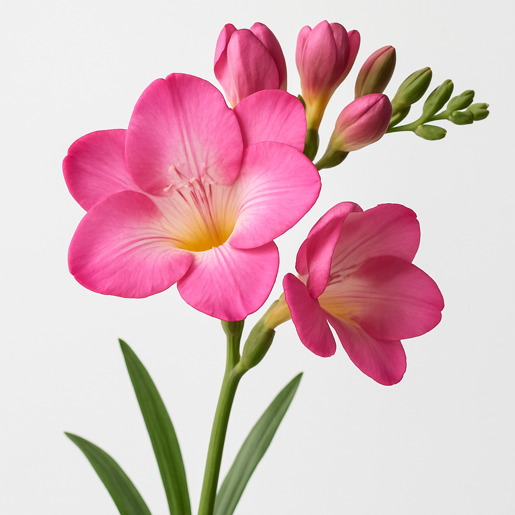 Picture of Pink Freesia note