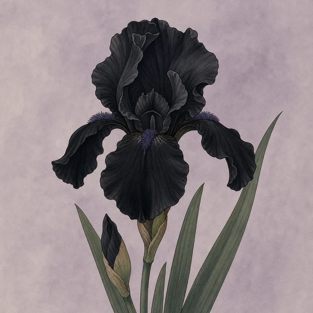 Picture of Black Iris note