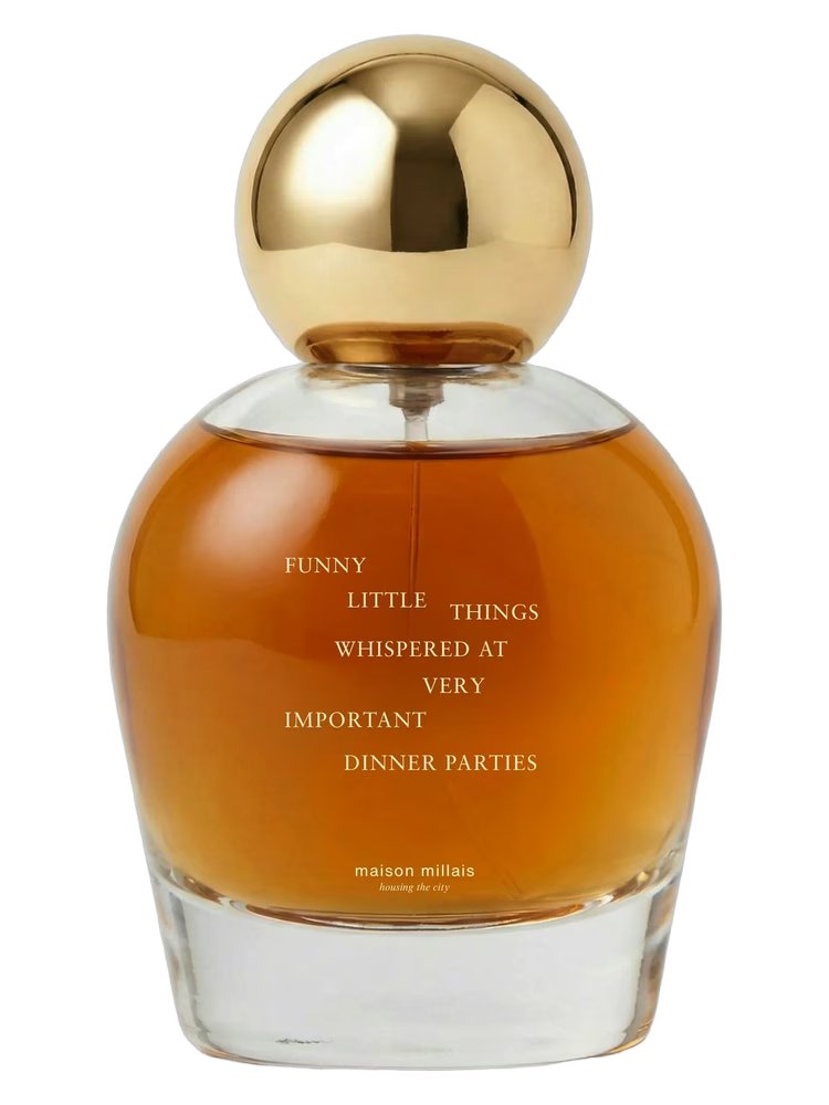 Funny Little Things Whispered at Very Important Dinner Parties by Maison Millais perfume bottle