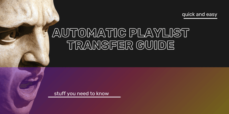 Guia de transferência automática de playlists: mude facilmente
